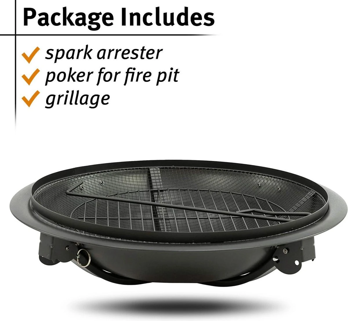 MaxxGarden Vuurschaal - Terrashaard - Vuurkorf - Opvouwbaar - Rond - 56cm - Afbeelding 3