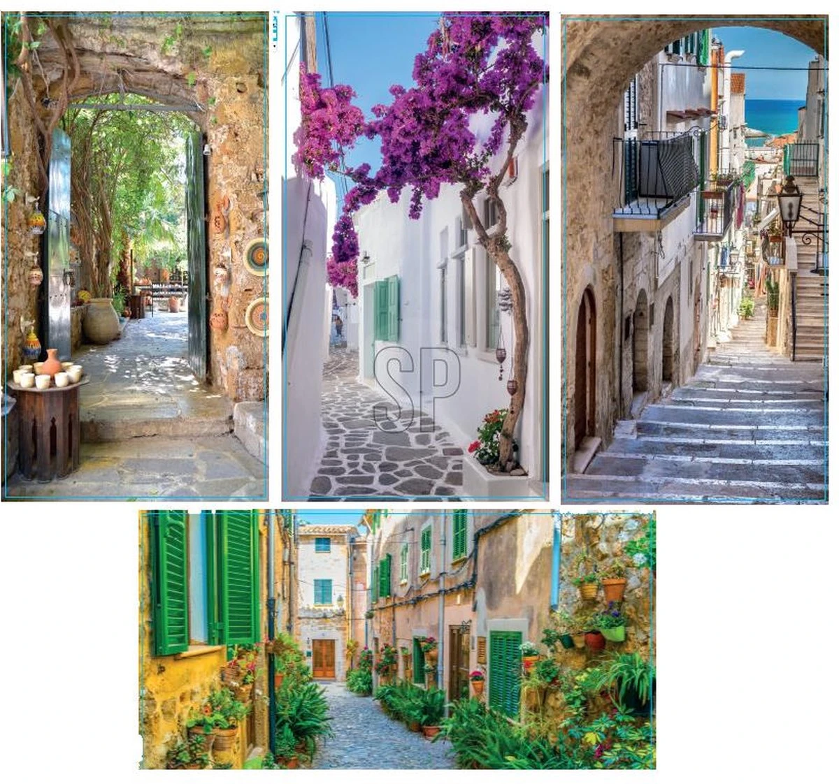 Pro Garden Tuinposter 130x70cm PVC ( Per Stuk ) (1 Stuk) Assorti