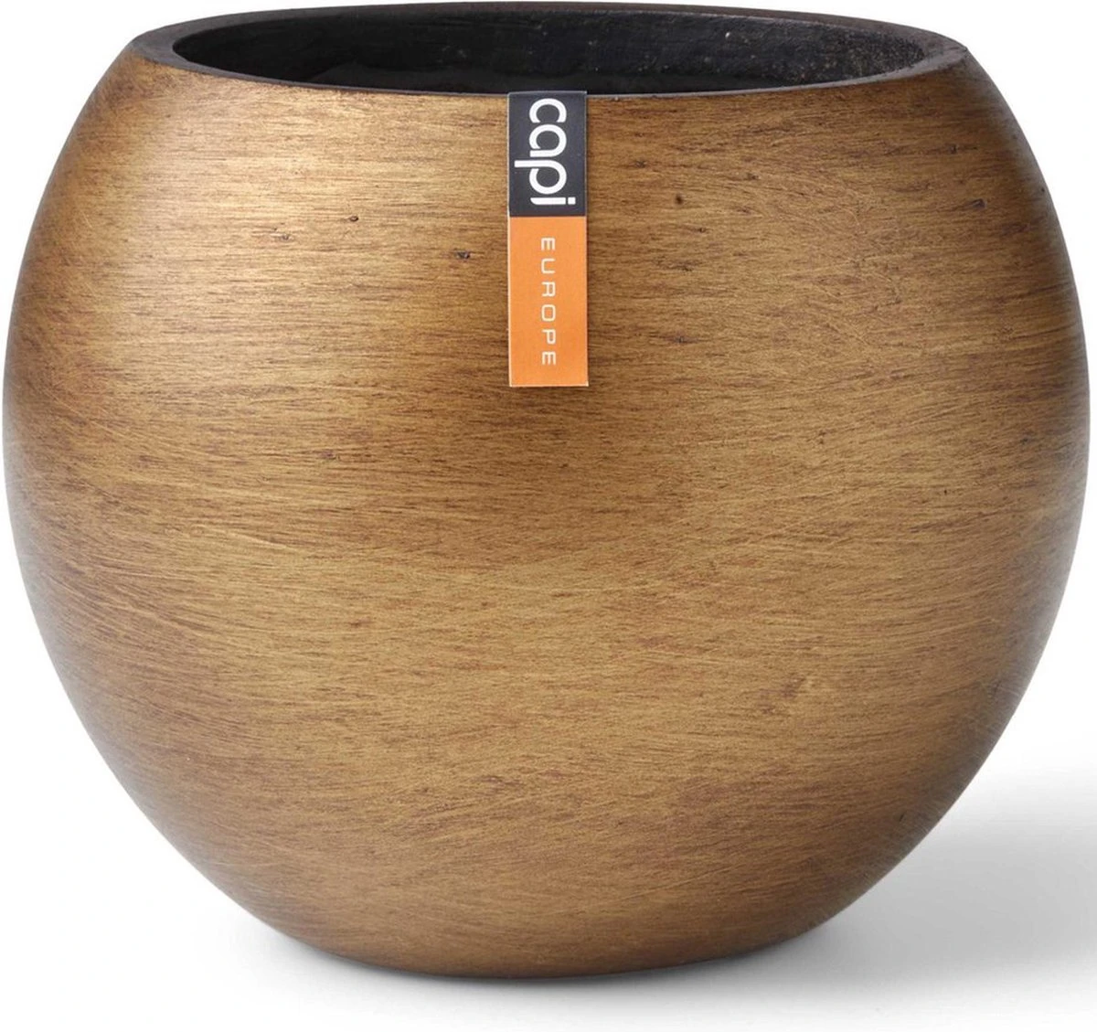 Capi Europe - Vaas Bol Retro - 30x25 - Goud - Bloempot Voor Binnen - BRTG104 - Afbeelding 7