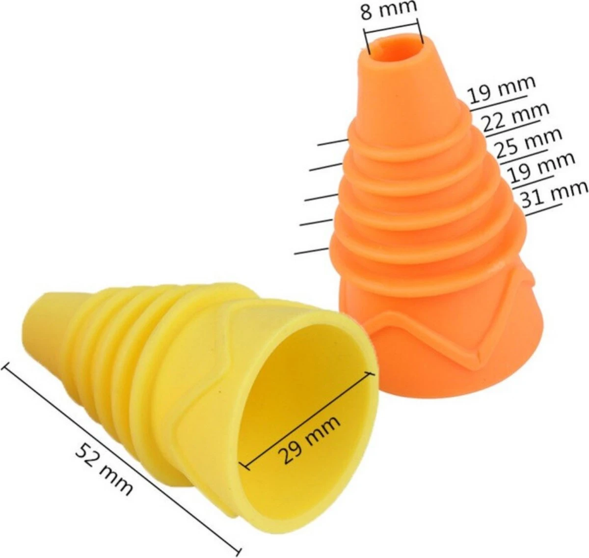 Merkloos Fruitvliegjes Vanger - Vliegenvanger - Vliegenverjager Voor Op Tafel - Rouwvliegjes Bestrijden - Vliegen - Siliconen - Fruitvliegjes Vallen - 2 Stuks - Afbeelding 4