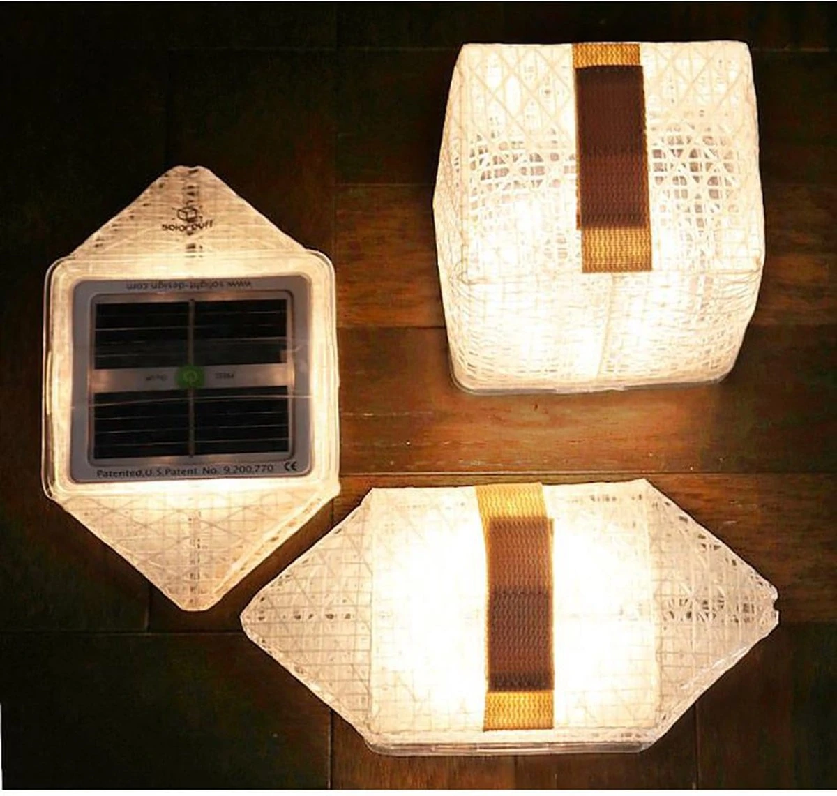 Solight Solarpuff - LED Lantaarn - Zonne Energie Lampje - Waterdicht - Opvouwbaar - Tuinlamp - Camping - Boot Verlichting - Afbeelding 7