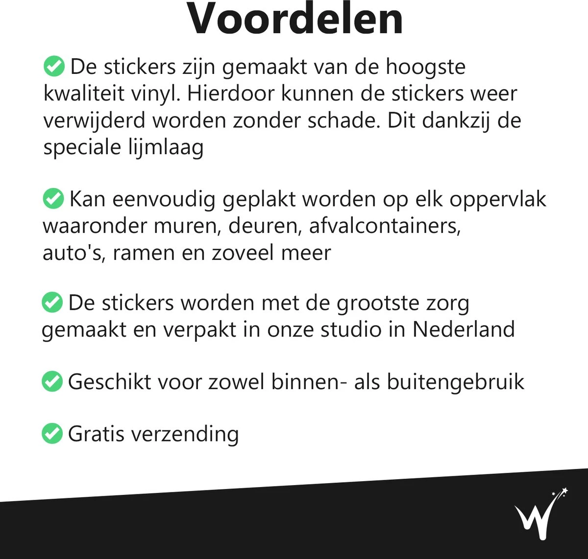 Container Sticker Huisnummer - Kliko Sticker - Huisnummer Sticker - Deursticker - Weerbestendig - 10 X 11 Cm - Wit - Afbeelding 4