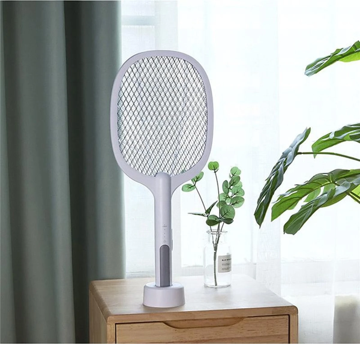 Elektrisch Oplaadbare Vliegen / Muggenmepper - UV-lamp - USB Oplaadbaar-2 In 1 - Afbeelding 11