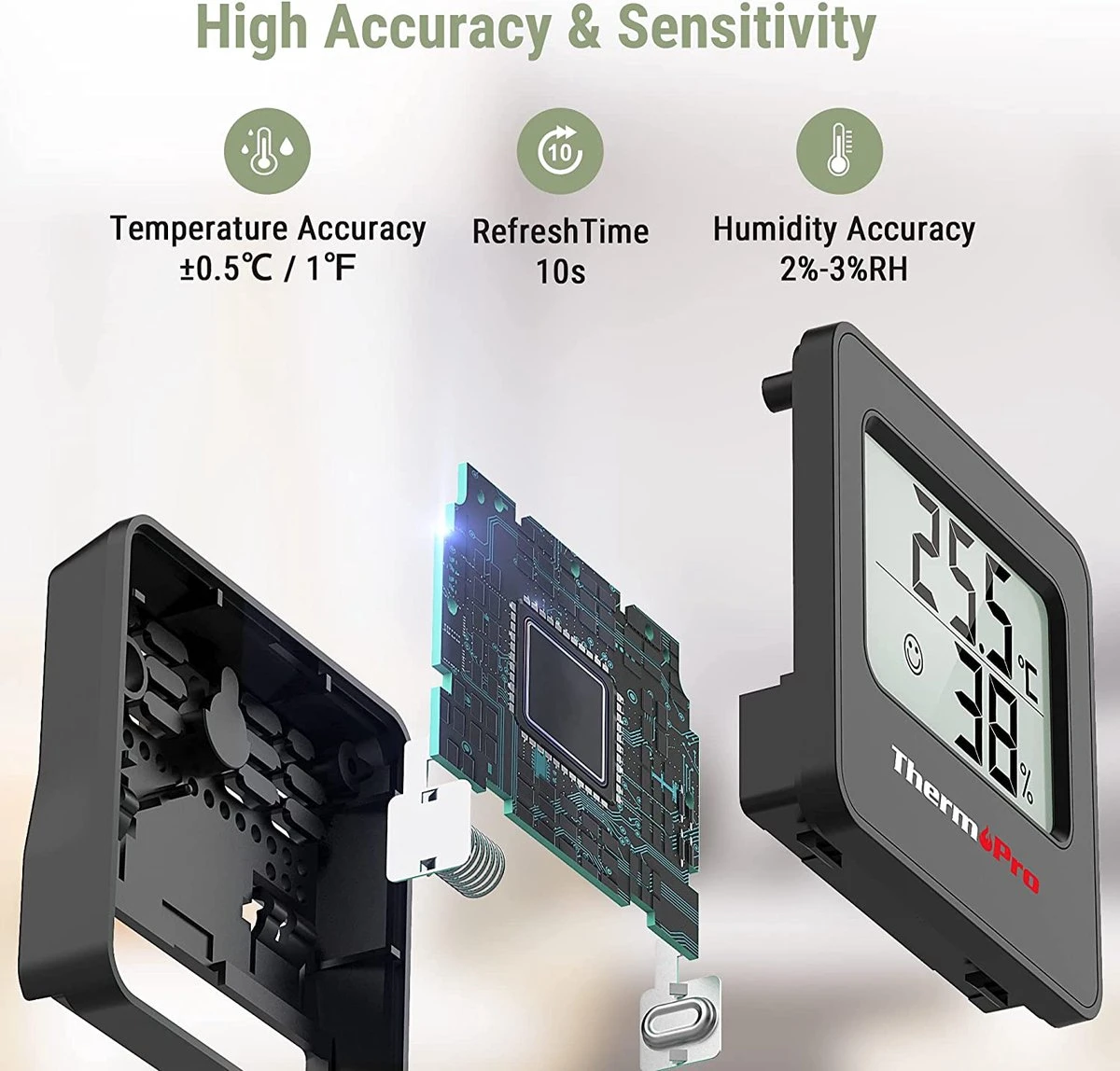 ThermoPro TP157 Digitale Binnenthermometer Hygrometer - Afbeelding 6