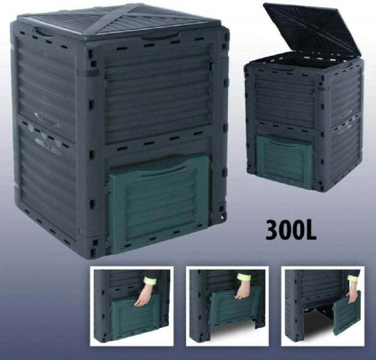 Compostvat - 300 Liter - Afbeelding 2