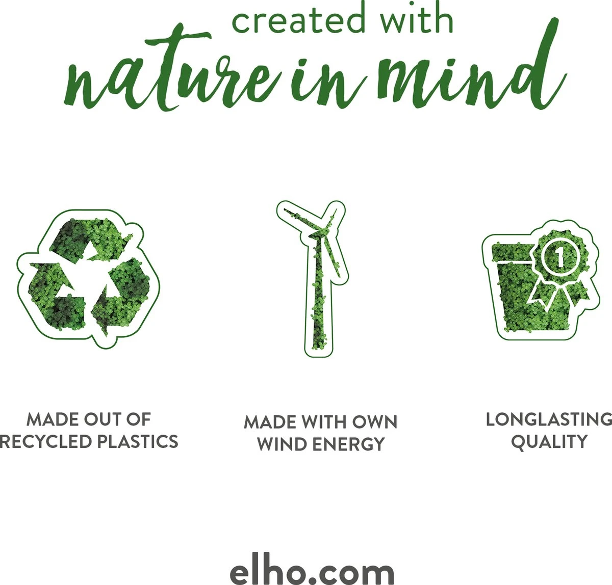 Elho The Ocean Collection Round 22cm - Bloempot Voor Binnen - 100% Gerecycled Materiaal - Gemaakt Met Zeeafval - Ø 22.3 X H 20.4 Cm - Atlantisch Blauw - Afbeelding 5