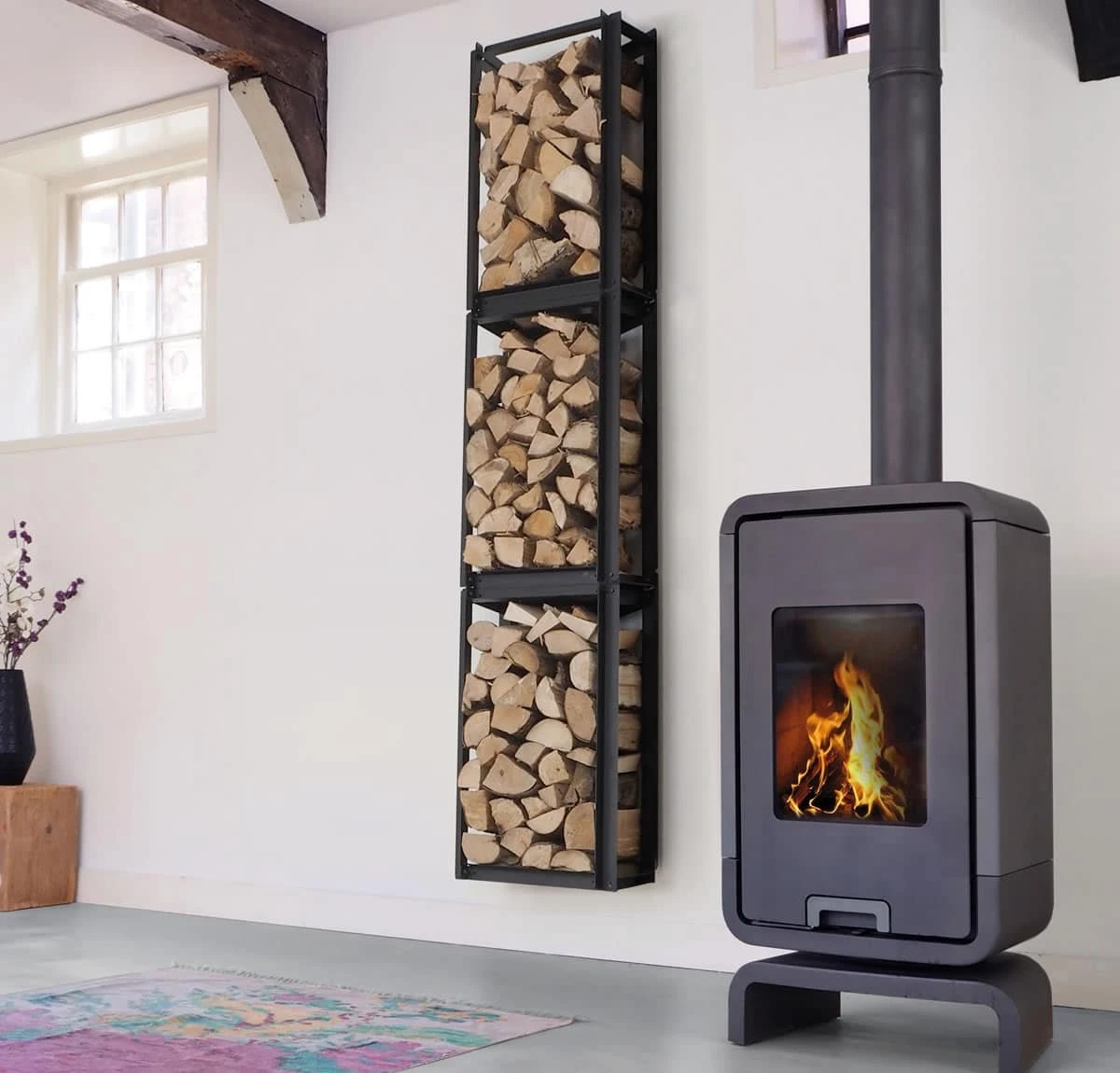 Houtopslag Woodstack Modulair Systeem Voor Haardhout - Afbeelding 5