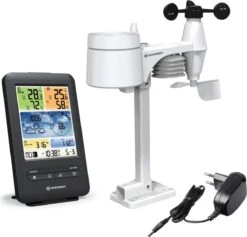 Bresser Professioneel 5-in-1 Weerstation Incl. Wifi Met Wind- En Barometer