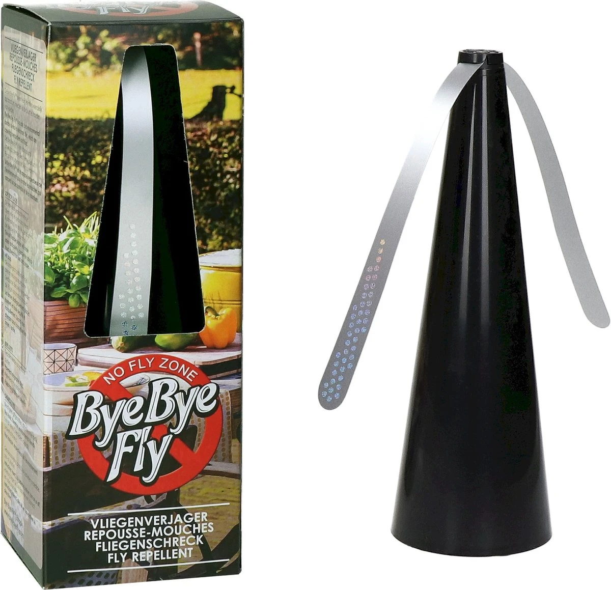 ByeByeFly - Vliegenverjager Voor Op Tafel - Vliegenvanger - Vliegenval - Tegen Vliegen - Vliegen Verjager - Zwart - Afbeelding 2