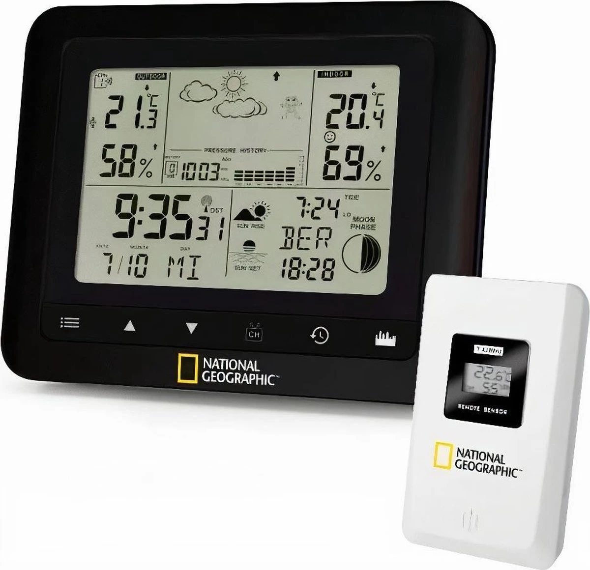 National Geographic Weerstation - Temeotrend - Binnen & Buiten - Draadloos - Afbeelding 6