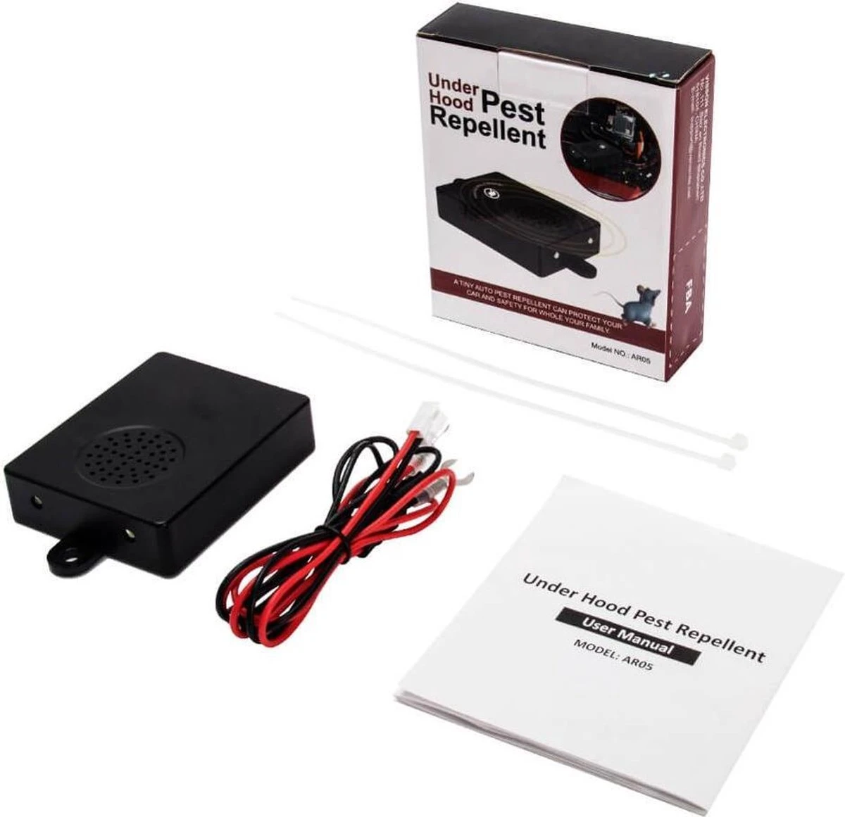 Marterverjager Auto 12V - Muizenverjager - Ongedierte Verjager Met Ultrasone - Steenmarter Verjager - Afbeelding 8