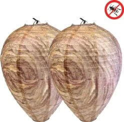 Wespenverjager – Wespen Verjagen – Bijenverjager – Wespennest – Dummy Wespennest - Wespinator – 2 Stuks