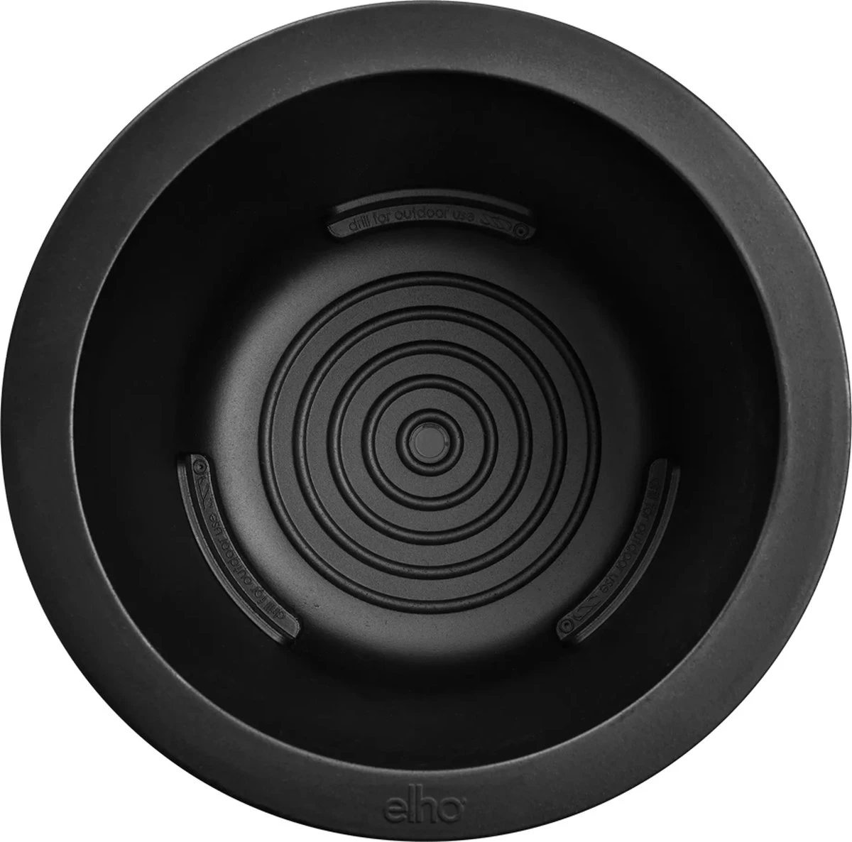 Elho Pure Coupe 35 - Bloempot Voor Binnen & Buiten - Ø 34.9 X H 49.0 Cm - Zwart/Zwart - Afbeelding 14