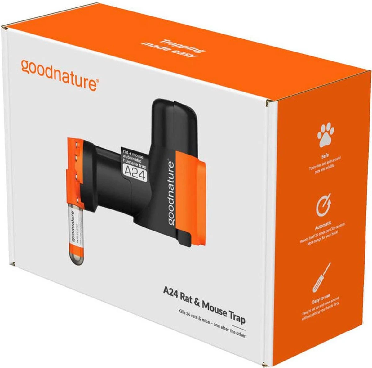 Goodnature A24 Met Teller - Rattenval - Muizenval - Rat - Muis - Afbeelding 6