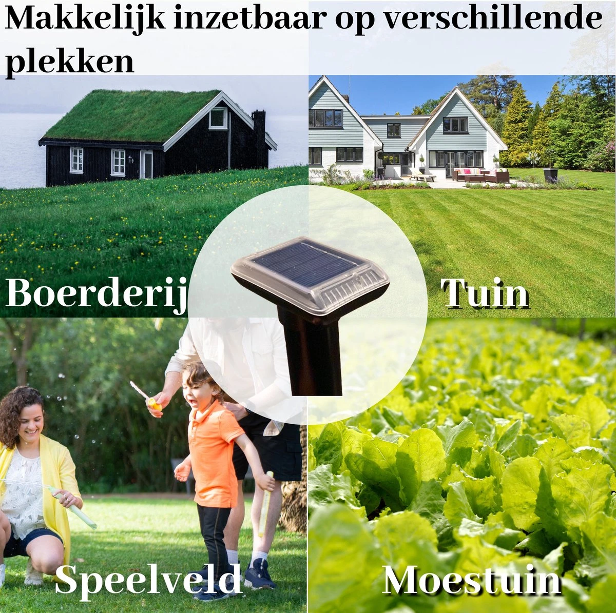 Sedeve Mollenverjager Op Zonne Energie –Mollenverjager – Muizenverjager – Ultrasone-verjager – Bereik Van 150 M2 - Set Van 2 Stuks - Afbeelding 7