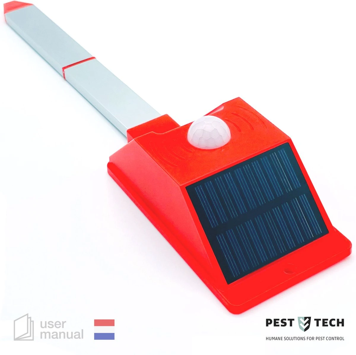 Pest-Tech™ PT-219 | Ultrasone Kattenverjager Op Zonneenergie | Kattenschrik | Marterverjager | Dierenverjager | Kattenafweermiddel | Ongedierte Verjager - Met USB Oplaadkabel - Afbeelding 12