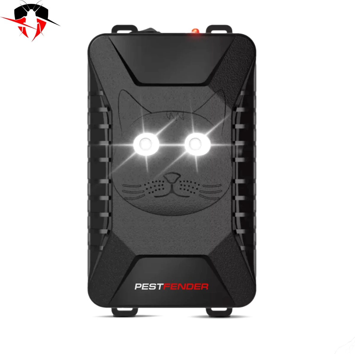 PestFender Marterverjager - Ongedierteverjager - Muizenverjager & Rattenverjager - Ultrasone & Flitsen - Werkt Op Autoaccu, Batterijen Of Netstroom - Voor Binnen, Buiten En Auto - Marter Verjager - Steenmarter