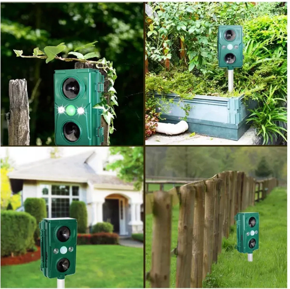 Milize Solar Kattenverjager - Honden En Kattenschrik - Muizenverjager - Marterverjager - Vogelverjager - Oplaadbare Batterijen - Bewegingssensor - Zonne Energie - USB Lader - Katten Verjager - Afbeelding 5