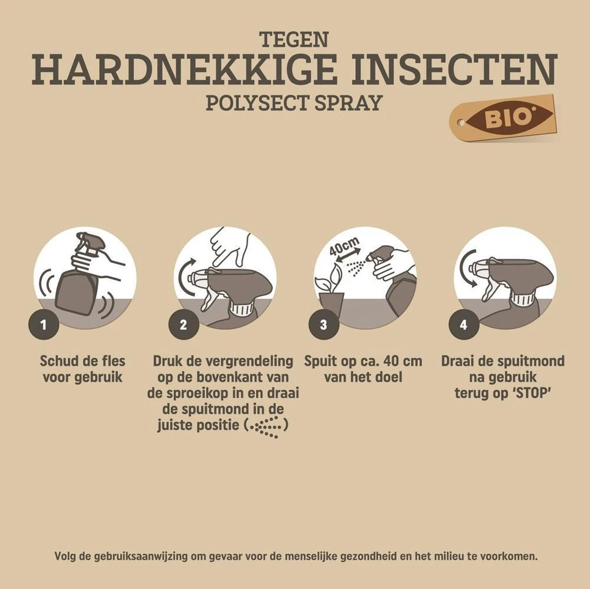 Pokon Bio Tegen Hardnekkige Insecten Spray - 800ml - Kant-en-klaar - Zichtbaar Effect Binnen 24 Uur - Bestrijdt O.a. Wolluizen, Dopluizen, Schildluizen En Spintmijten - Afbeelding 4
