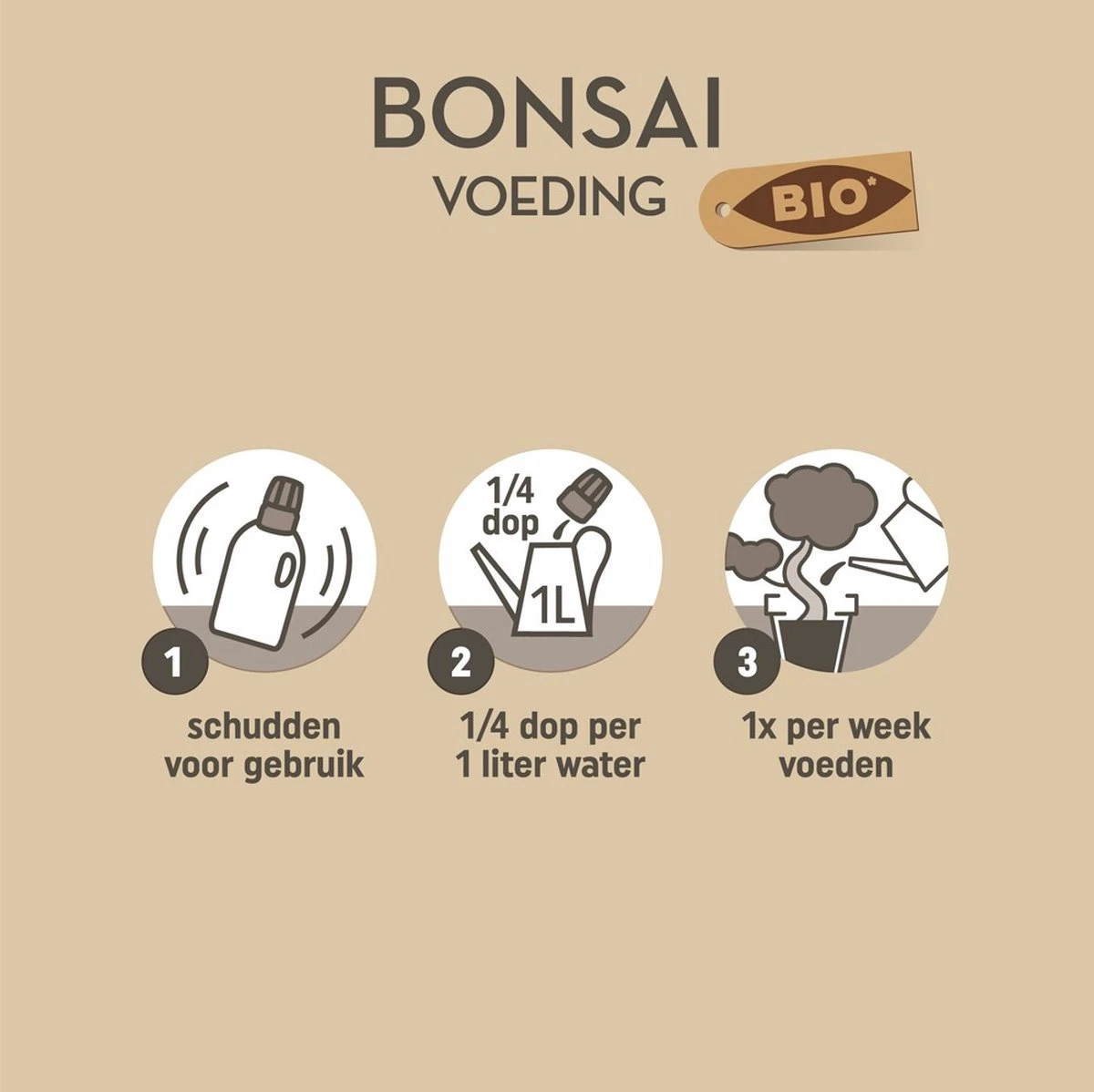 Pokon Bio Bonsai Voeding - 250ml - Plantenvoeding (bio) - 7ml Per 1L Water - Afbeelding 3