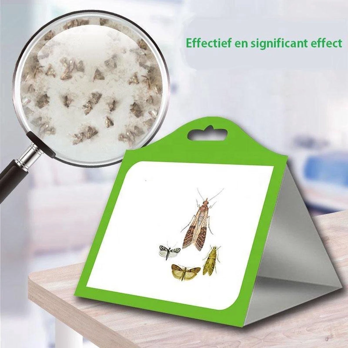 Insect Trap - Mottenval 8x Stuks - Bescherm Uw Kleding En Wollen Truien - Bevat Geen Insecticiden - Afbeelding 3