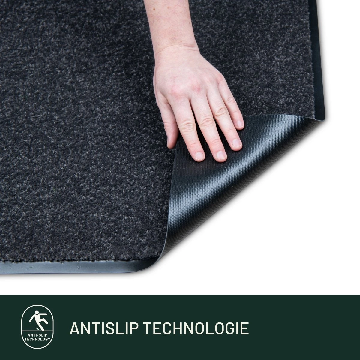 Deurmat Binnen Studio M - CLASSIC PRO - Droogloopmat Binnen 50x80 Cm - DONKERGRIJS/ANTRACIET - Schoonloopmat - Antislip Deurmat - Inloopmat - Deurmat Voor Binnen Of Buiten - Verschillende Afmetingen En Kleuren - Afbeelding 2