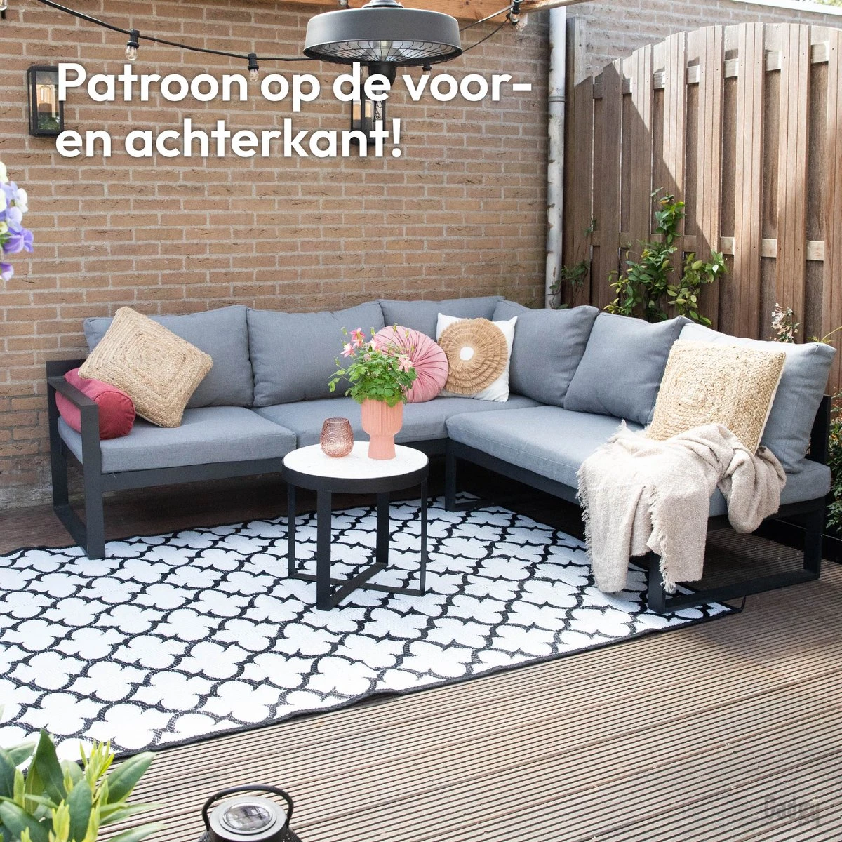 Gadgy Buitenkleed Vloerkleed - 230x160 Cm - Campingkleed – Picknickkleed – Tuintapijt - Buitentapijt - Afbeelding 2