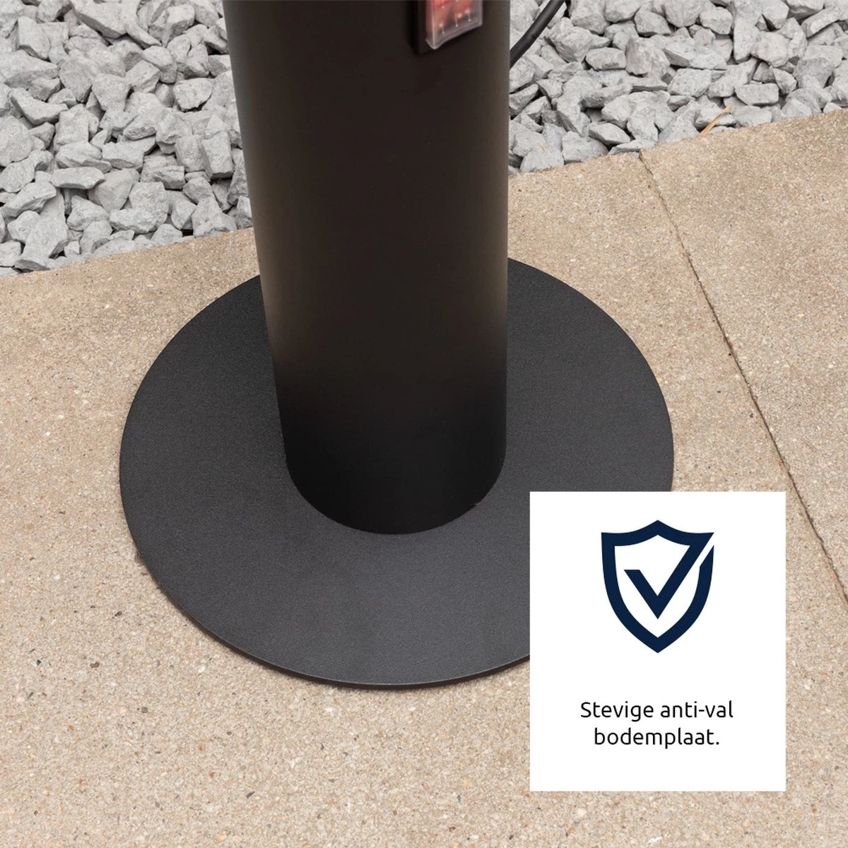 BluMill 3 In 1 Heater - Staande Terrasverwarmer - Terrasverwarmer Elektrisch - Heater Elektrisch - Met LED En Bluetooth Speaker - Afbeelding 8