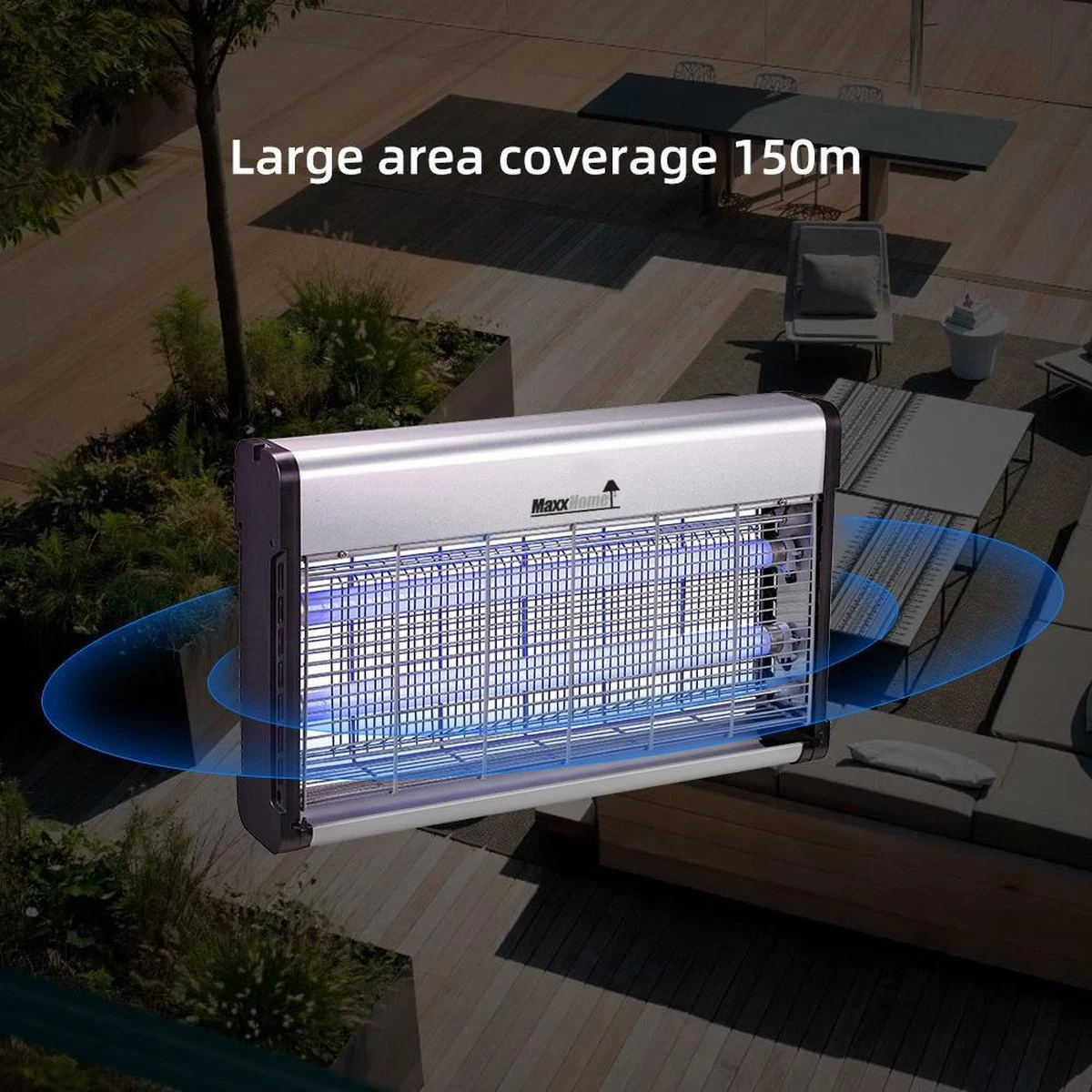 MaxxHome GC16 Vliegenlamp - Insectendoder – Professional – 16 Watt - Tot 70m² - Afbeelding 5