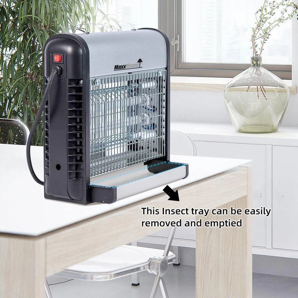 MaxxHome GC16 Vliegenlamp - Insectendoder – Professional – 16 Watt - Tot 70m² - Afbeelding 6