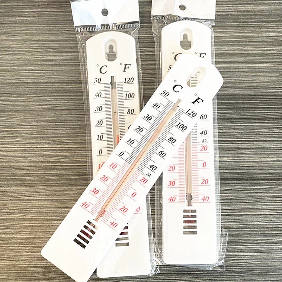 Thermometer - Tempratuurmeter - Voor Buiten En Binnen - Temperatuurmeter - Buitenthermometer - Wit - Afbeelding 3