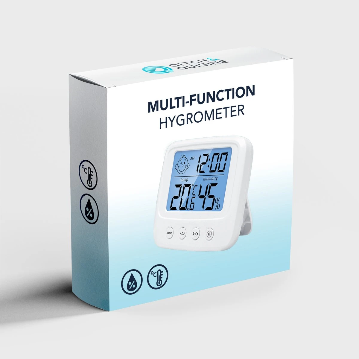 Thermometer En Hygrometer Met Batterijen - Digitale Luchtvochtigheidsmeter - Thermometer Binnen - 2 In 1 - Afbeelding 9