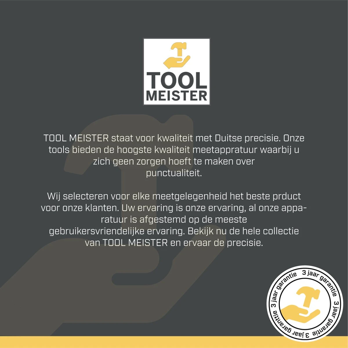 Tool Meister TM2 - Thermometer & Hygrometer - Luchtvochtigheidsmeter Voor Binnen/Koelkast - Wit - Incl Batterijen - Afbeelding 2
