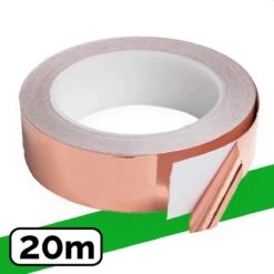 VerminBuster Slakken Kopertape 20 Meter - Anti Slakken Tape - Kopertape Tegen Slakken - Slakkenval - Alternatief Slakkenring