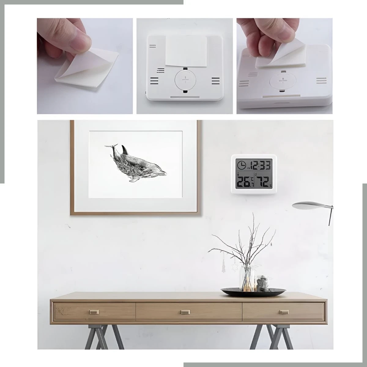 Hygrometer - Luchtvochtigheidsmeter - Temperatuurmeter Binnen - SEVEND® - Afbeelding 5