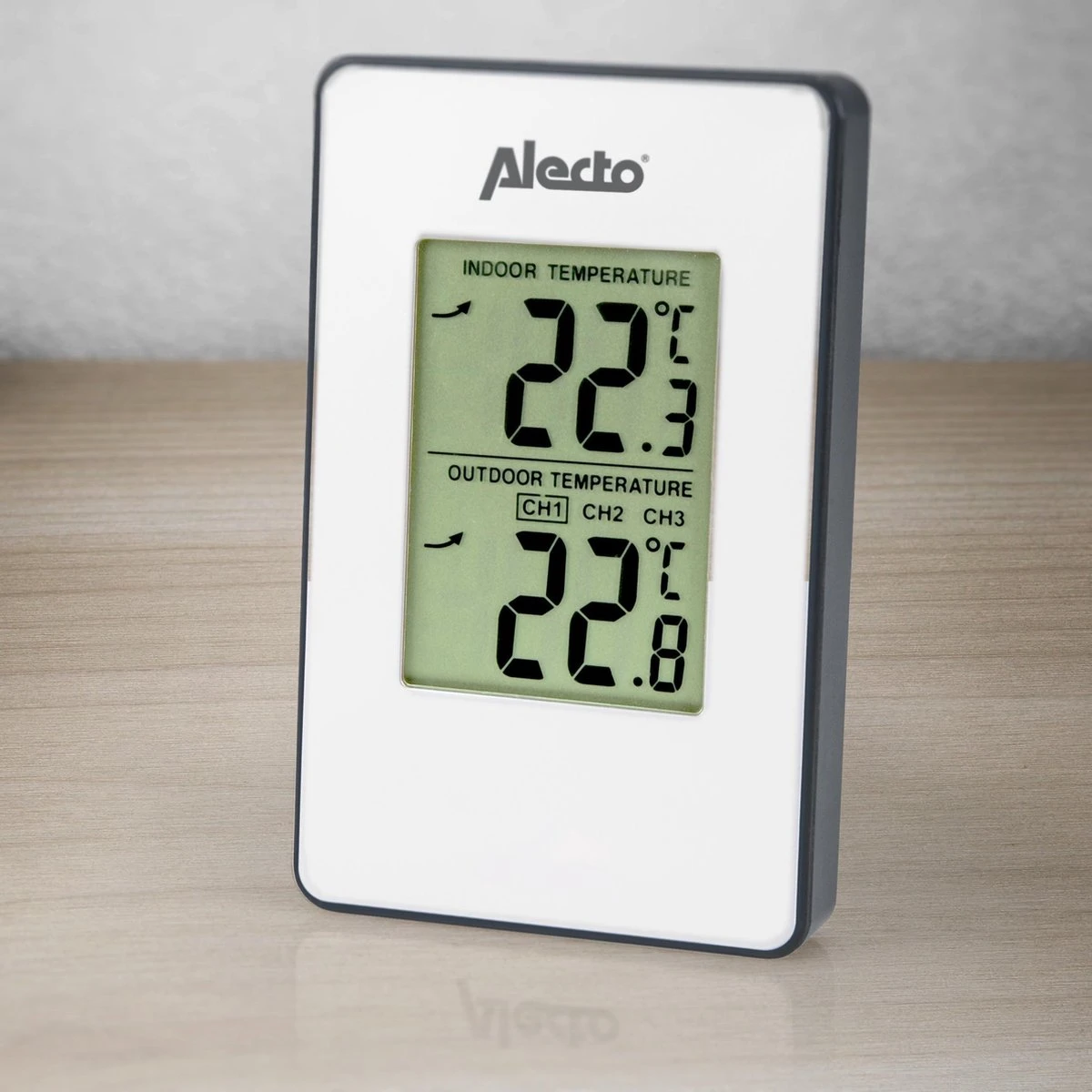 Alecto WS-1050 - Professioneel Weerstation Met Draadloze Buitensensor - Wit/Zwart - Afbeelding 8