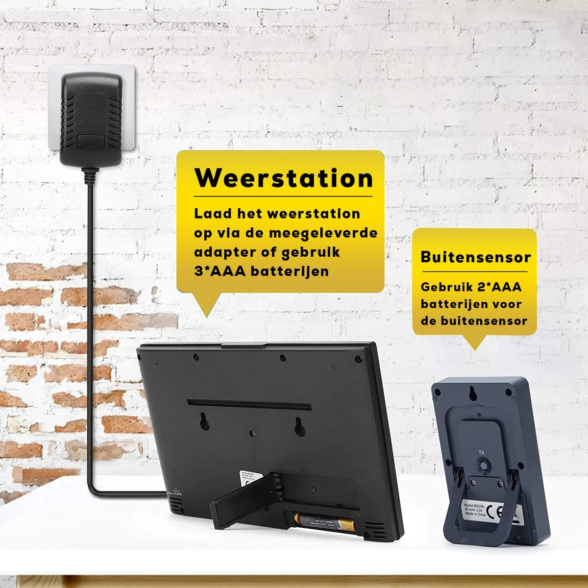 MostEssential Professionele Weerstation - Hygrometer Binnen – Weerstation Binnen En Buiten – Luchtvochtigheidsmeter - Temperatuurmeter Binnen & Buiten - Draadloos - 100M Bereik - PRO VERSIE - Afbeelding 7