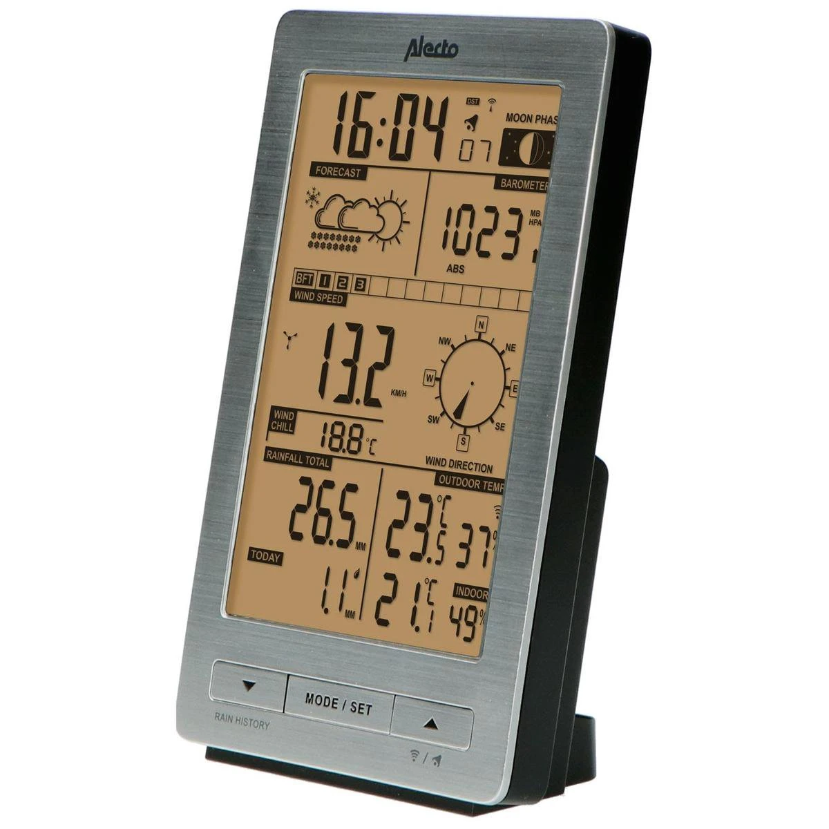 Alecto WS-3300 - Professioneel Weerstation Met Draadloze Buitensensor - 6-in-1 - Afbeelding 15