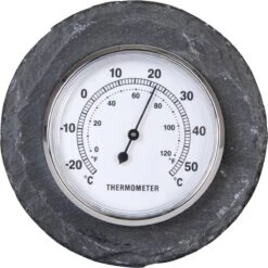 ESSCHERT DESIGN Leisteen Thermometer Rond