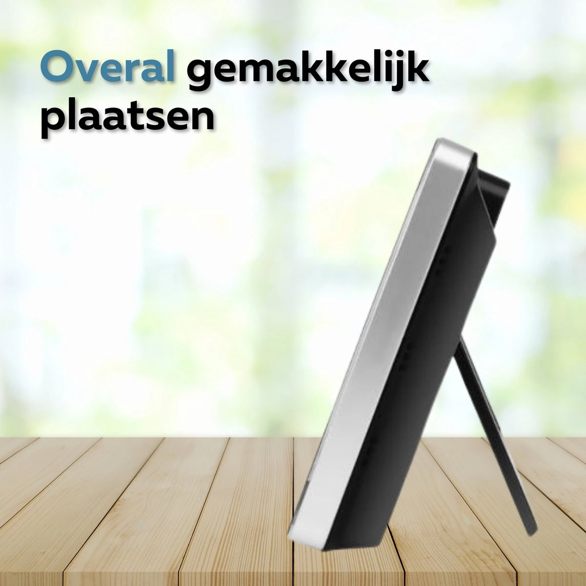 Merkloos Acestore Weerstation - Acestore Digitaal Weerbericht - Draadloos - Voor Binnen En Buiten - Inclusief Sensor - Zwart - Afbeelding 2