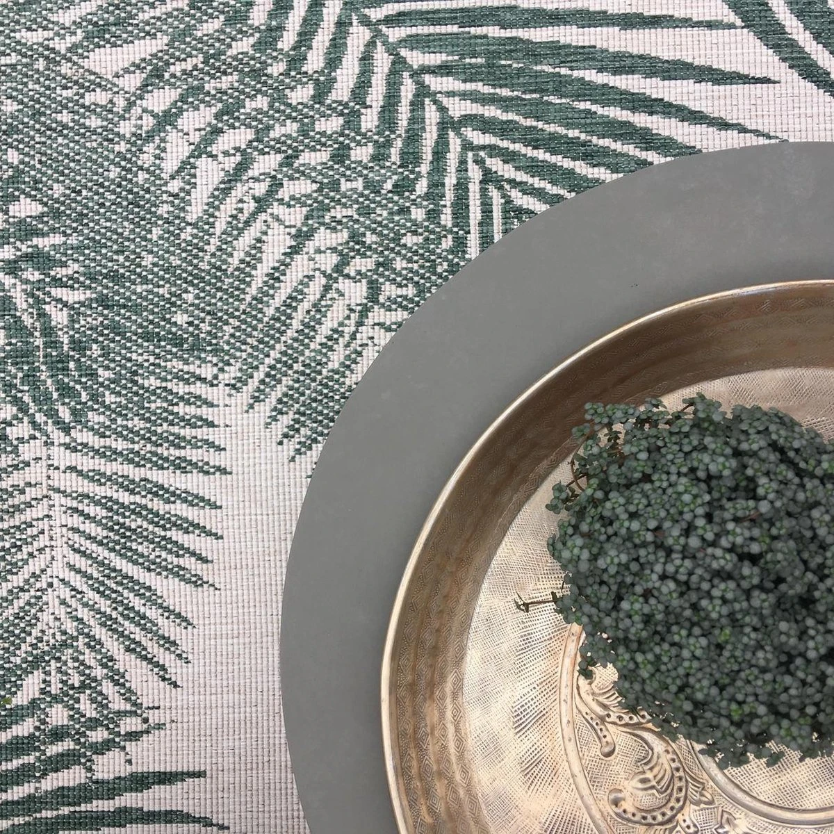 Buiten Vloerkleed Leaf - Groen - Dubbelzijdig - EVA Interior - Polypropyleen - 200 X 290 Cm - (L) - Afbeelding 5