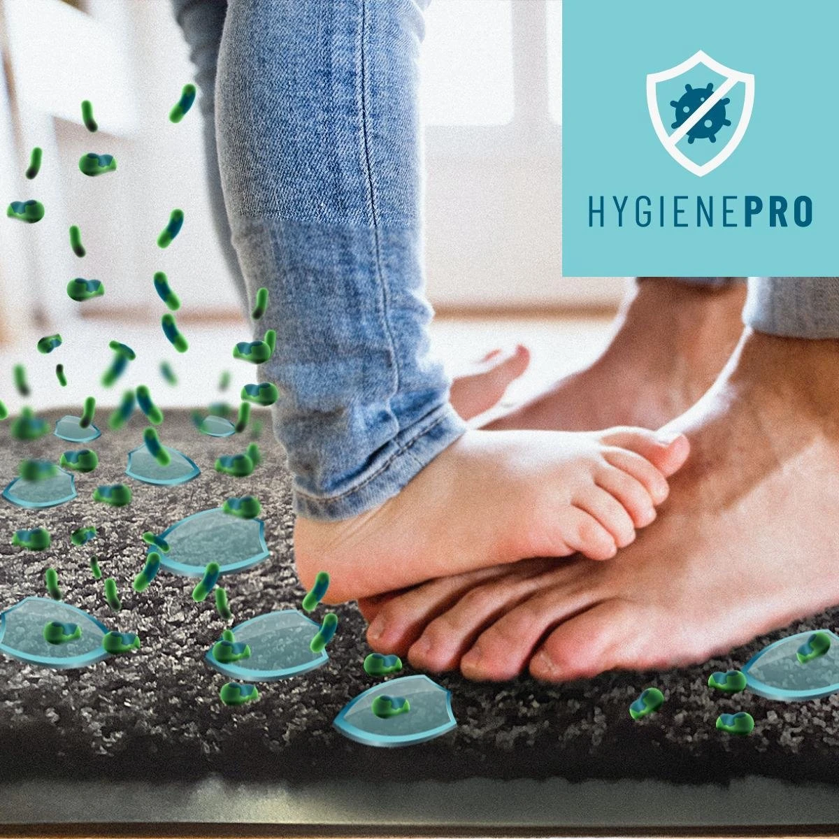 Virusreducerende Keukenmat/Keukenloper Studio M - HYGIENE PRO - Keukentapijt - 60X180 Cm - Zwart - Loper Tapijt - Loper Gang - Loper Vloerkleed - Verschillende Afmetingen - Afbeelding 11