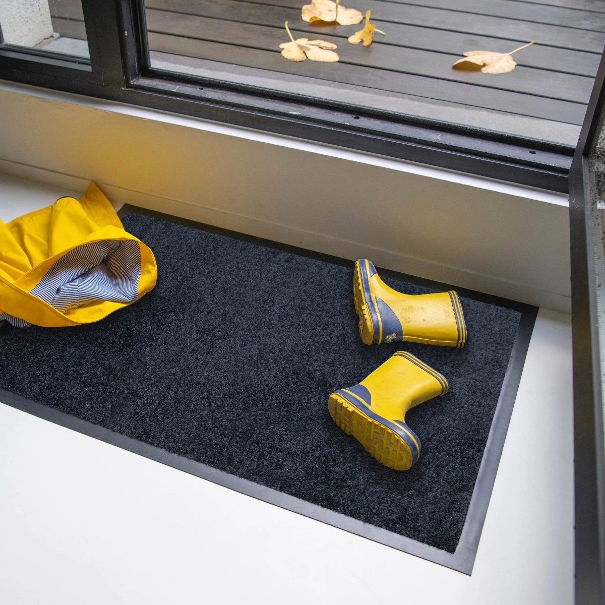 Deurmat Binnen Studio M - CLASSIC PRO - Droogloopmat Binnen 50x80 Cm - ZWART - Schoonloopmat - Antislip Deurmat - Inloopmat - Deurmat Voor Binnen Of Buiten - Verschillende Afmetingen En Kleuren