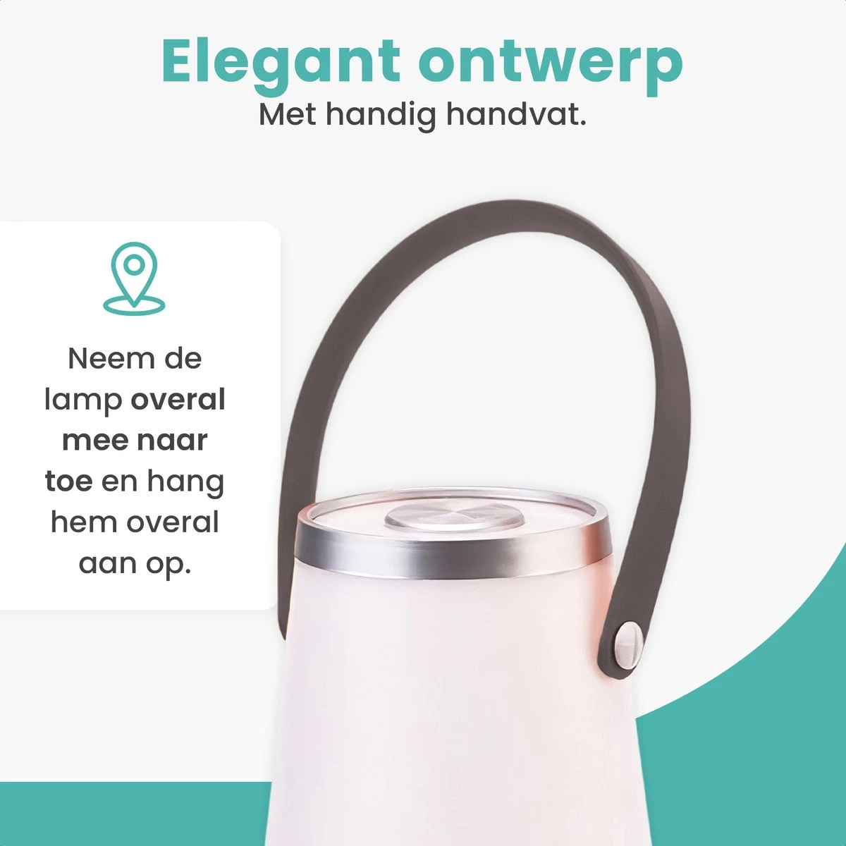 Eagle Tafellamp Voor Buiten En Binnen – Oplaadbare Buitenlamp – Geschikt Voor Huis, Tuin En Camping - Afbeelding 6