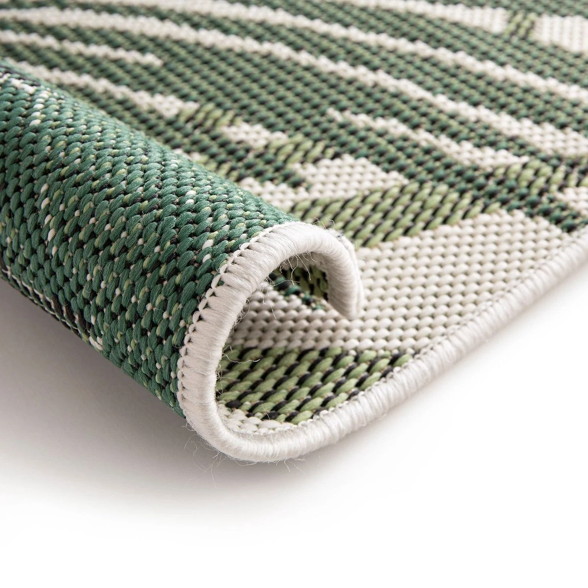 Karat Buitenkleed - Tuintapijt - Vloerkleed - Palm - Jungle - 120 X 170 Cm - Afbeelding 2