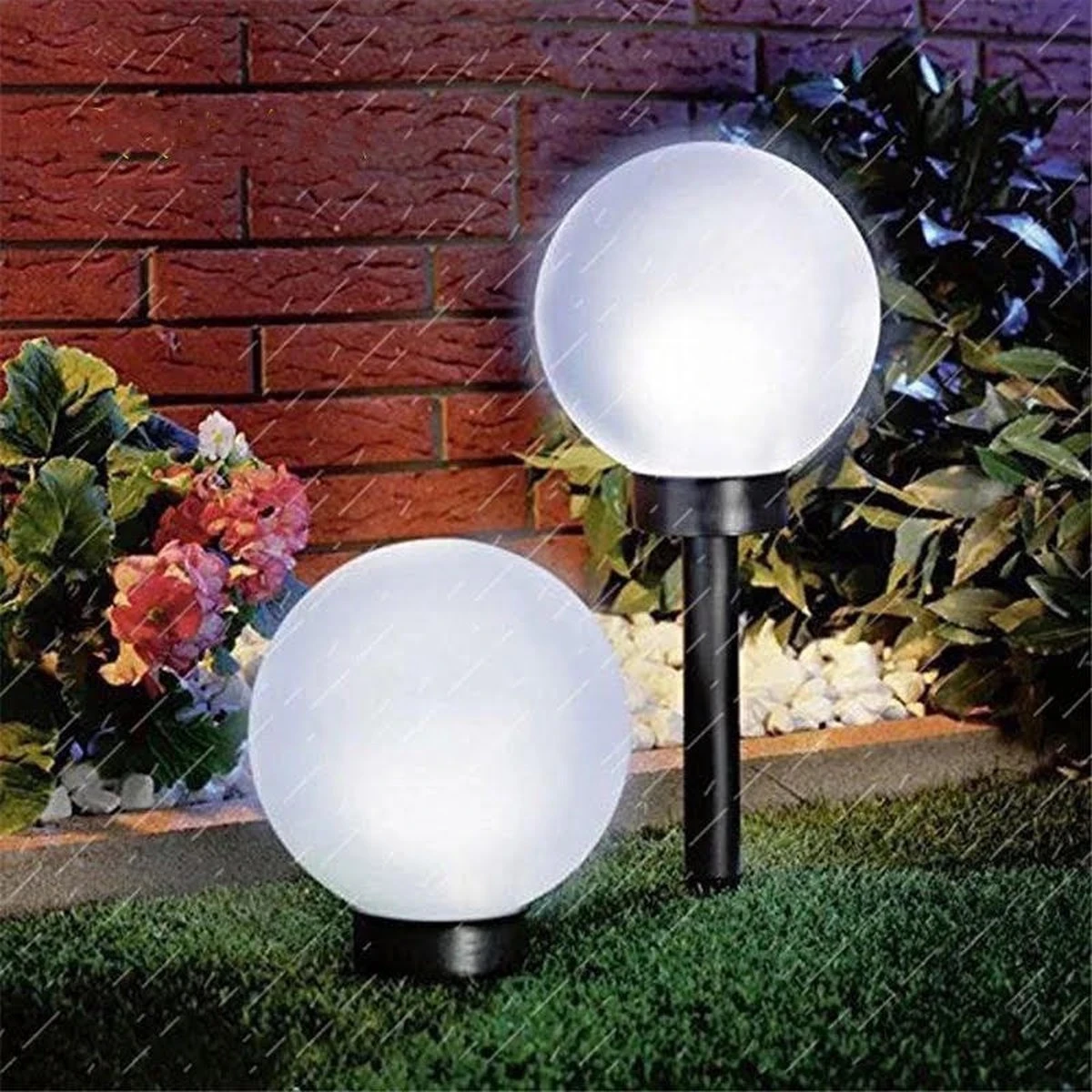 Venus H J - LED Solar Tuinfakkels - 4 Stuks - Warm - Tuinlantaarn - Tuinverlichting Op Zonne-energie - LED - Buitenverlichting - Padverlichting - Solar Tuinverlichting - Afbeelding 6