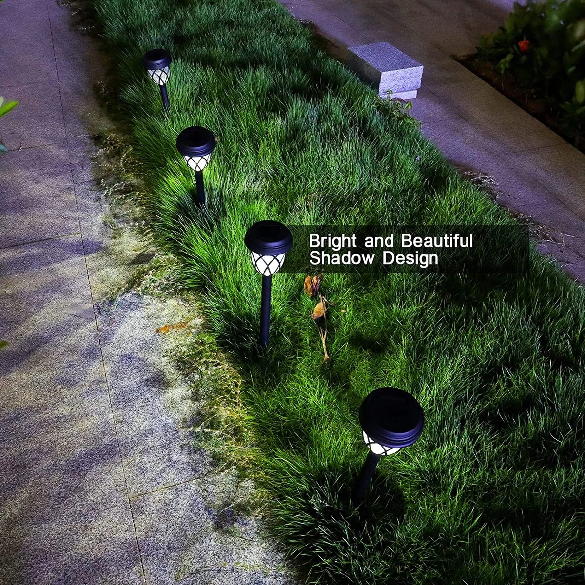 Solar Tuinverlichting - Zonne Energie - Op Zonne Energie - Tuinfakkels 42cm Buiten Set 6 Stuks - LSL8600X - Afbeelding 4