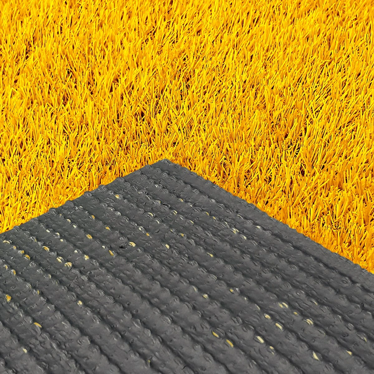 EGrass Deurmat RAINBOW Yellow Sunshine - 44x66cm - Geel - 25mm - Grasmat - Doormat - Schoonloopmat - Inloopmat – Voordeur – Door – Deurtapijt - Droogloopmat - Tuin - Balkon - Terrasgrasmat - Entreemat - Afbeelding 3