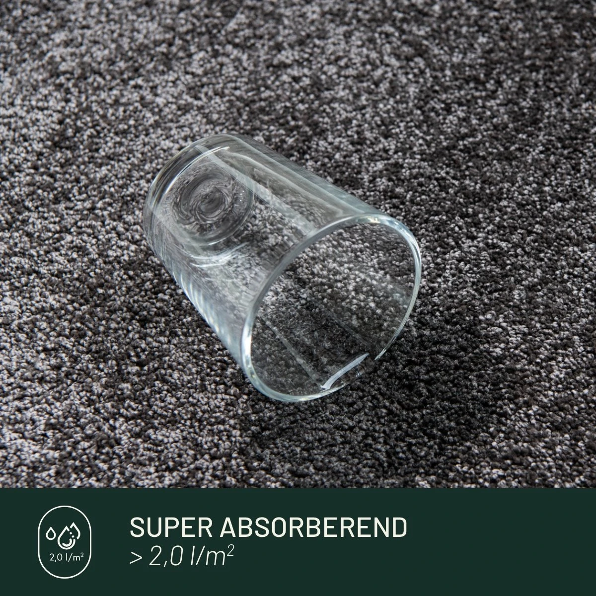 Deurmat Studio M - OPTICLEAN - Droogloopmat Binnen - 60X80 Cm - Bruin - Verschillende Afmetingen En Kleuren - Afbeelding 2