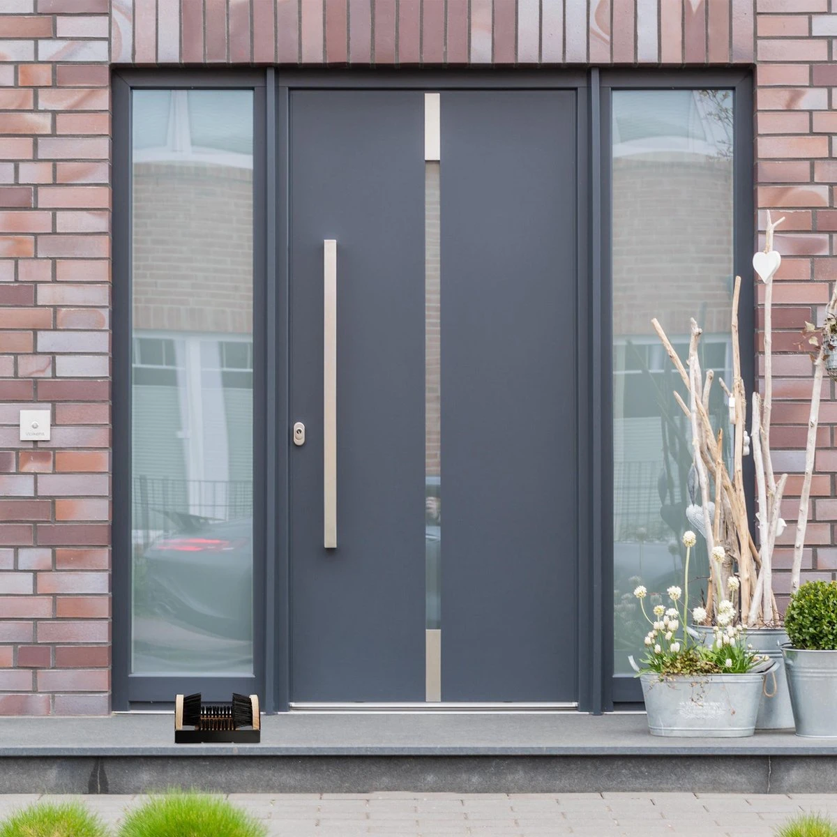 Relaxdays Voetveger - Borstelmat Voor Schoenen - Schoenen Schoonmaken - Voetenveger - Afbeelding 3